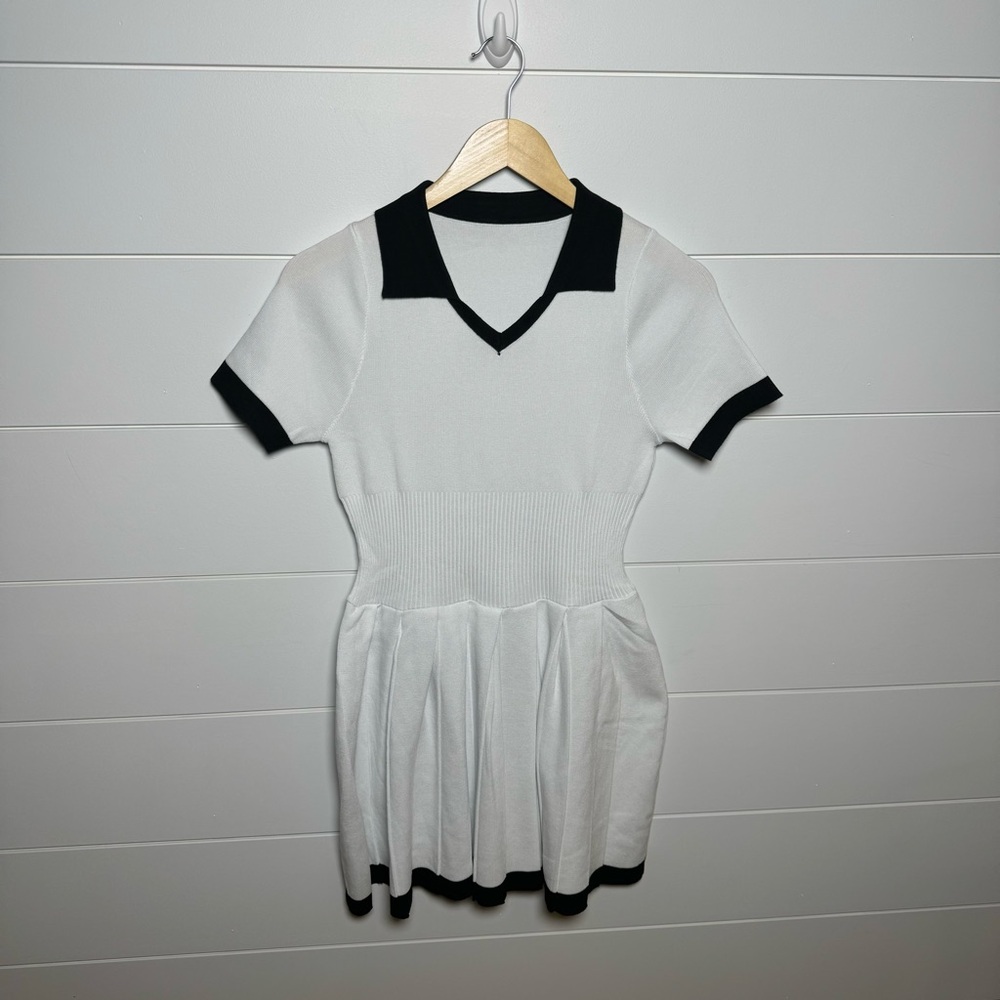 Black and White Mini Dress